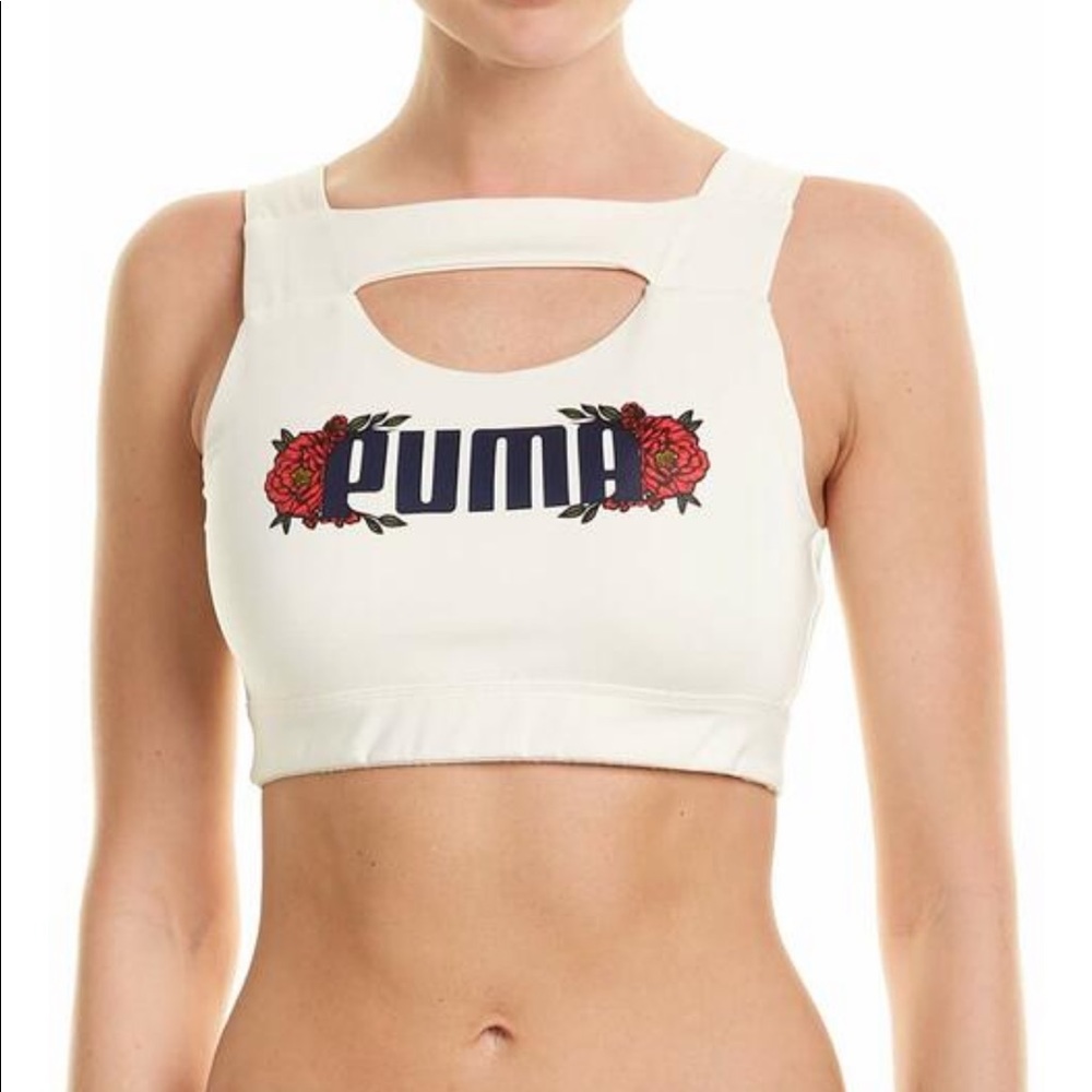 Puma Flourish Crop Top Size Small